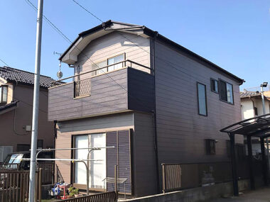千葉県富里市 屋根・外壁塗装｜痛んだ外壁と屋根を併せて塗装して美しく