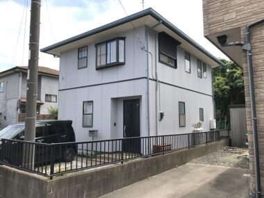 茨城県神栖市 屋根・外壁塗装｜建築後初めての塗装で既存と同系色に