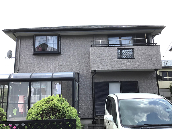 千葉県香取市 外壁屋根塗装｜既存のアイボリーよりも落ち着いた色に変更