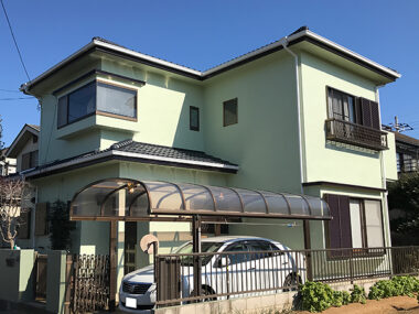 茨城県牛久市 外壁屋根塗装｜屋根からの熱にも安心の遮熱塗料で塗替え