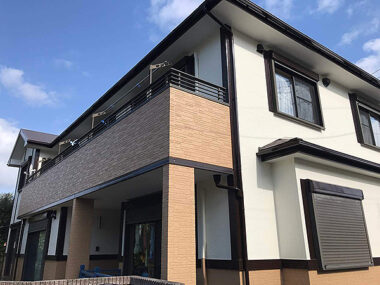千葉県銚子市外壁屋根塗装工事｜塗装と同時に玄関ドアもリフォーム