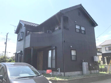 千葉県銚子市外壁屋根塗装｜外壁に合わせて玄関ドアも交換