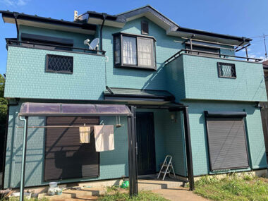 千葉県八街市外壁屋根塗装｜既存と色を変えて外観を一新