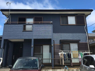 千葉県銚子市外壁屋根塗装｜既存より濃い色合いで塗装して外観を一新