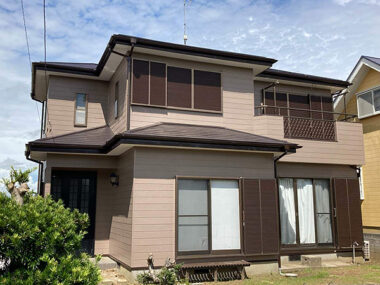 千葉県山武郡外壁屋根塗装｜屋根板金とベランダ防水の補修