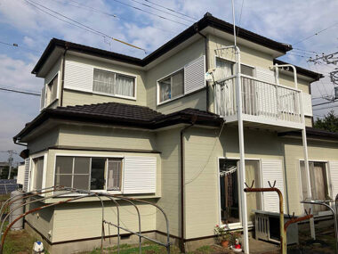 千葉県八街市外壁屋根塗装｜外壁の劣化部分も修繕