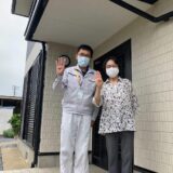 大網白里市のS様邸　外壁貼替と屋根・付帯部塗装の施工事例です　「職人さんたちに感謝です！」