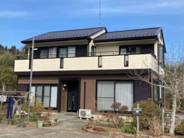 千葉県東金市外壁屋根塗装｜塗分けでイメージを変更
