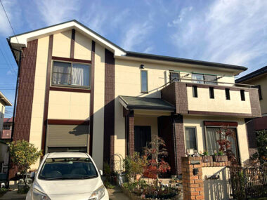 千葉県印旛郡外壁屋根塗装｜屋根をモスグリーンに変更