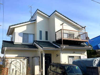 千葉県大網白里市外壁屋根塗装｜雨漏りしていた屋根瓦を修繕