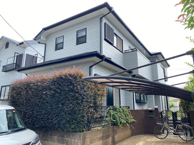 茨城県土浦市外壁屋根塗装｜コーキング処理も行い防水性UP