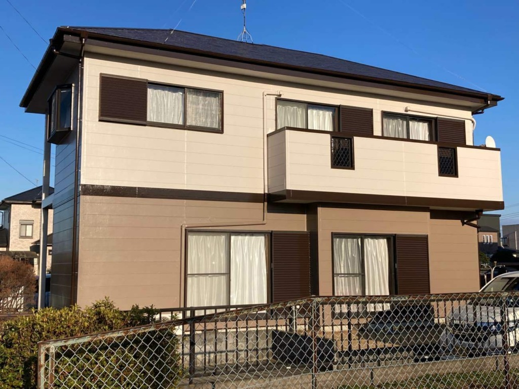 千葉県山武郡のM様邸　外壁屋根塗装の施工事例　「LINEの写真付きの進捗状況は良かったです！」
