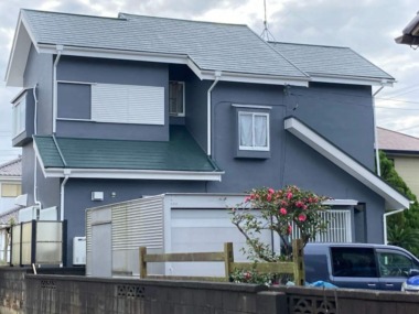 1年半越しの工事、軒天の補修と板金も｜千葉県山武市外壁屋根塗装