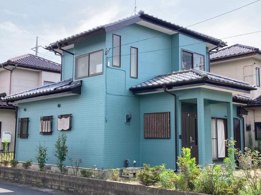 千葉県東金市S様邸　外壁付帯部塗装の施工事例です