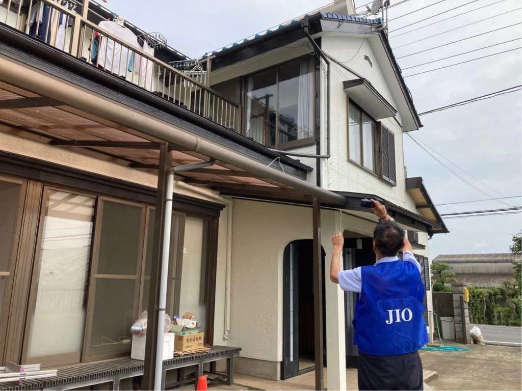 【香取郡東庄町の完成物件】雨戸枠交換や軒天張替えを実施