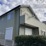 ひび割れ部分を高耐候のコーキング処理＋外壁屋根塗装（茨城県神栖市）