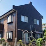 千葉県東金市M様邸　外壁補修と塗装工事の事例です