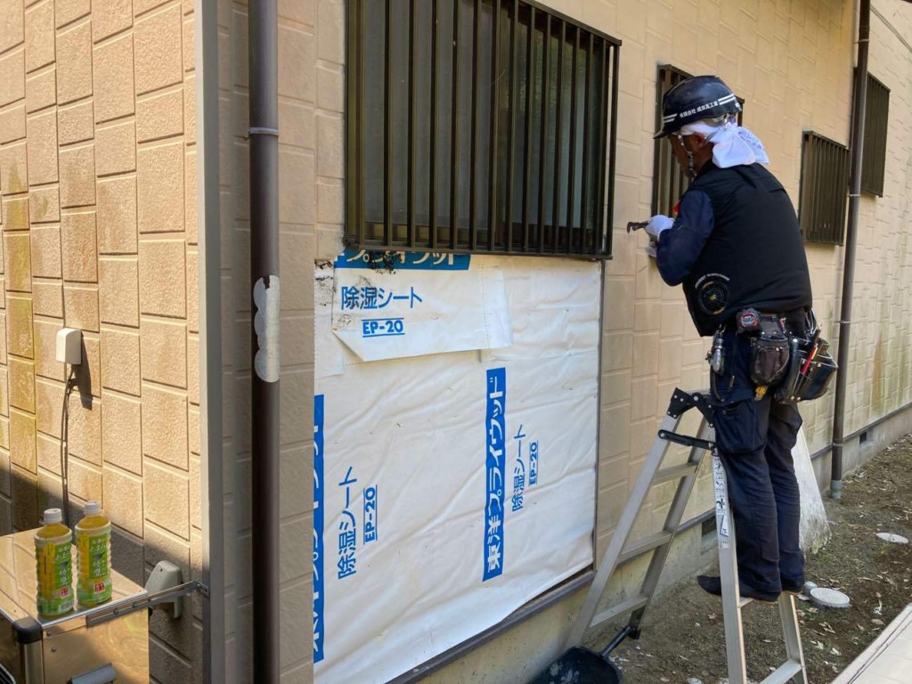 千葉県山武市K様邸　外壁部分貼替と外壁塗装工事の施工事例です