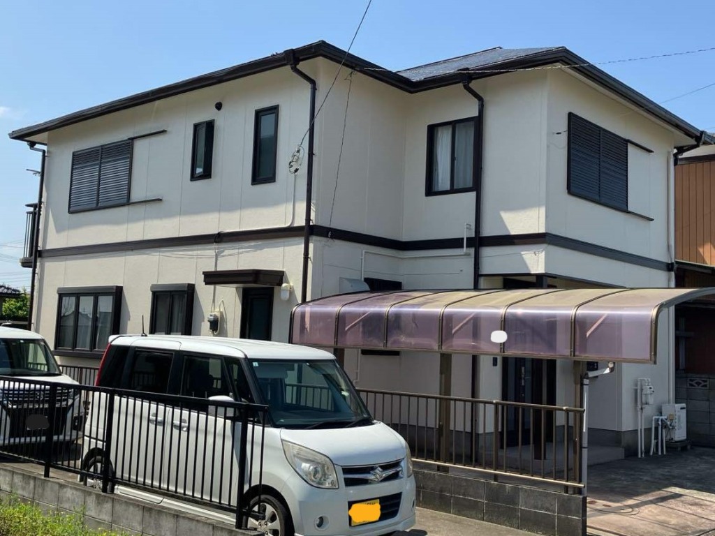 千葉県東金市S様邸　外壁屋根塗装の施工事例です