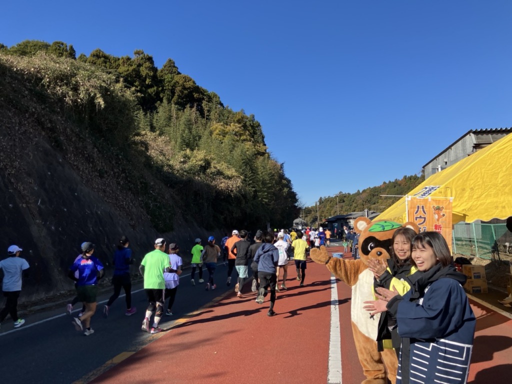 今年も香取小江戸マラソンに給水サポートで参加しました！