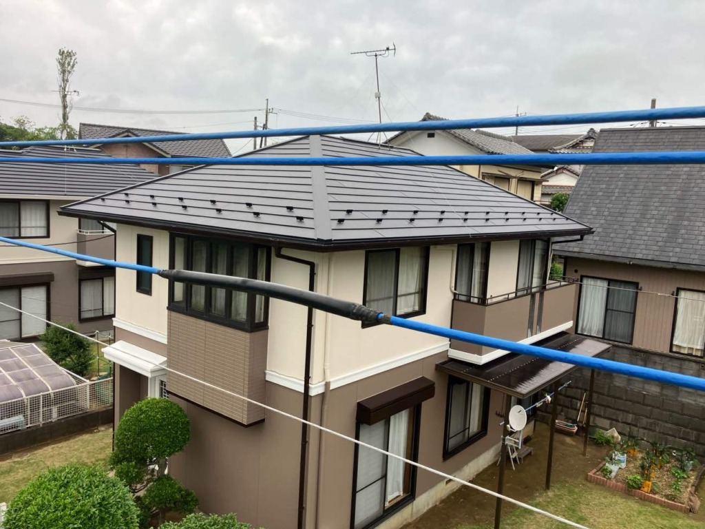 千葉県香取郡東庄町H様邸　築33年　塗装＋屋根メンテナンス
