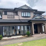 千葉県山武郡のM様邸　　　　　　　　　　　　　　　屋根工事と外壁塗装の施工事例です