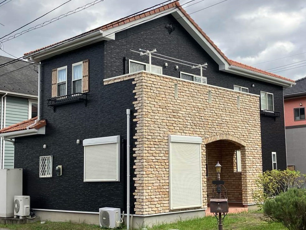 千葉県大網白里市のN様邸　外壁塗装の施工事例です