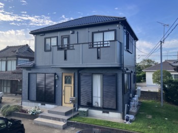 こだわり塗装でシックに変身/茨城県稲敷市外壁・屋根塗装リフォーム