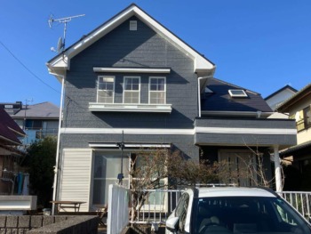 【グレー基調のモダンな仕上がり】高耐久ラジカル塗料で外壁屋根の塗装リフォーム