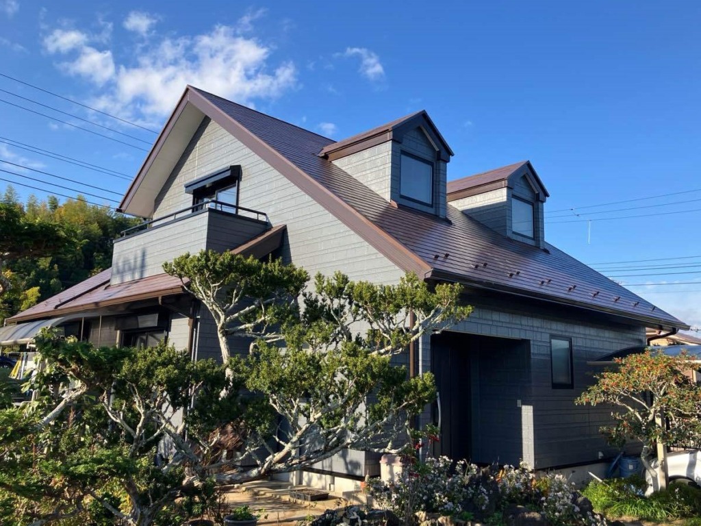 千葉県茂原市のT様邸　外壁屋根塗装の施工事例です