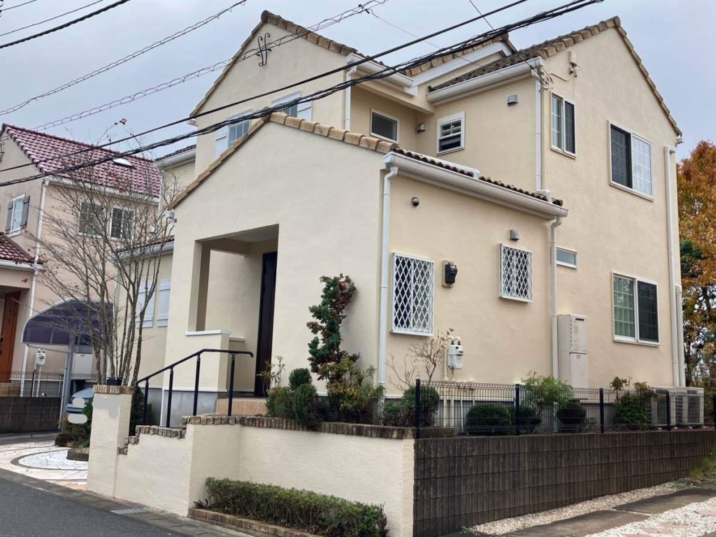 千葉県大網白里市のS様邸　外壁塗装の施工事例です