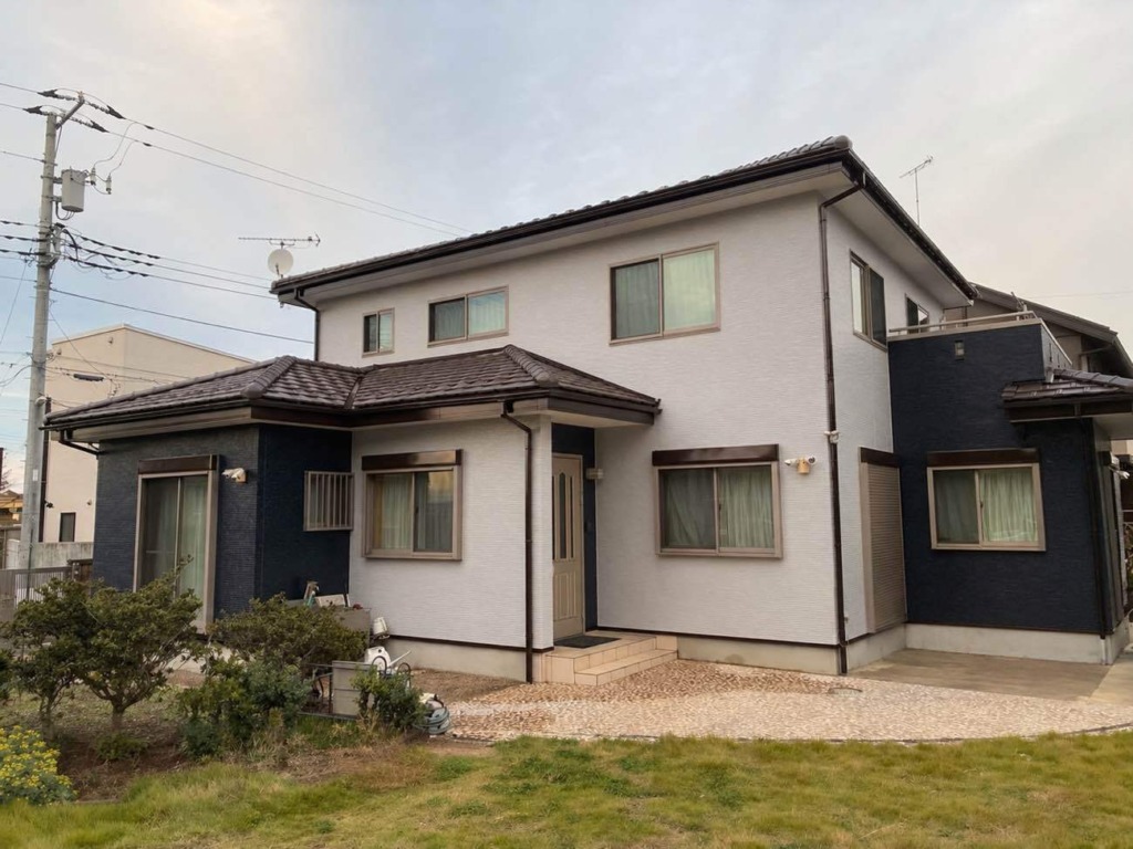 外壁塗装の施工事例のご紹介です