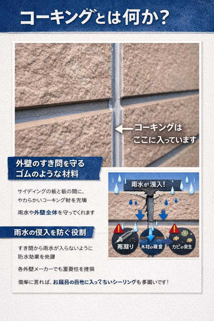 外壁塗装でコーキングが重要な理由とは？放置すると起こる危険をわかりやすく解説