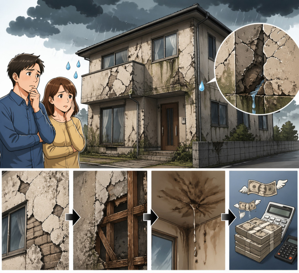 外壁塗装は築何年で必要？見逃せない劣化サイン7選【柏市で塗り替え検討中の方へ】