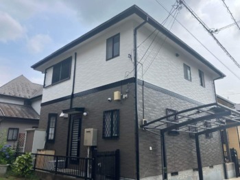 カラーのシュミレーションを重ね満足の仕上がり｜茨城県取手市外壁塗装・屋根塗装リフォーム