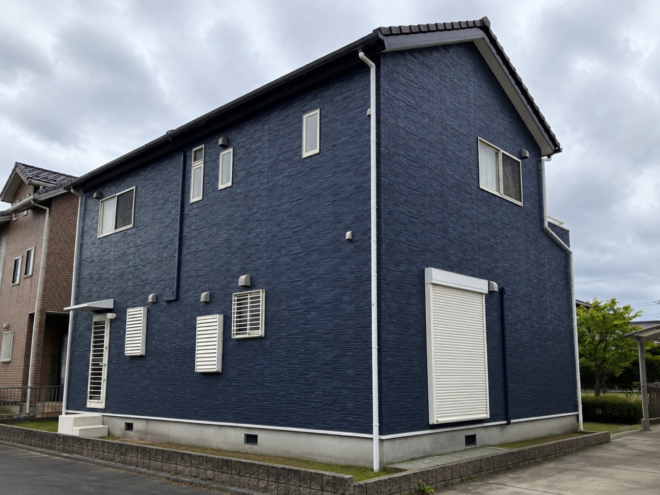 外壁塗装：無機塗料 色：75-30D 神栖市 | 塗装屋ぬりべえ | 千葉・茨城