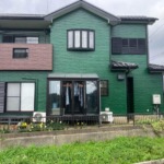 千葉県匝瑳市　外壁塗装２色塗り分け