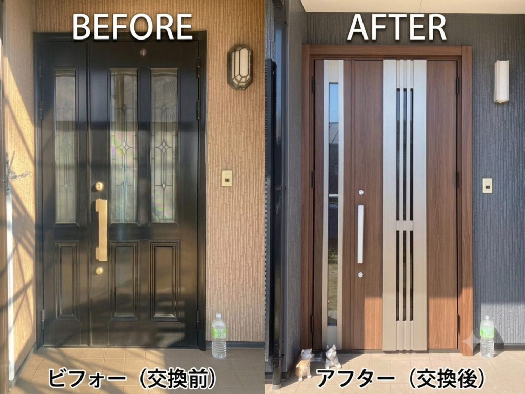 【1日で玄関が生まれ変わる！】壁を壊さない玄関ドア交換「リシェント」の魅力と後悔しない選び方
