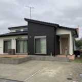 茨城県神栖市で無機塗料で外壁塗装　ツートン