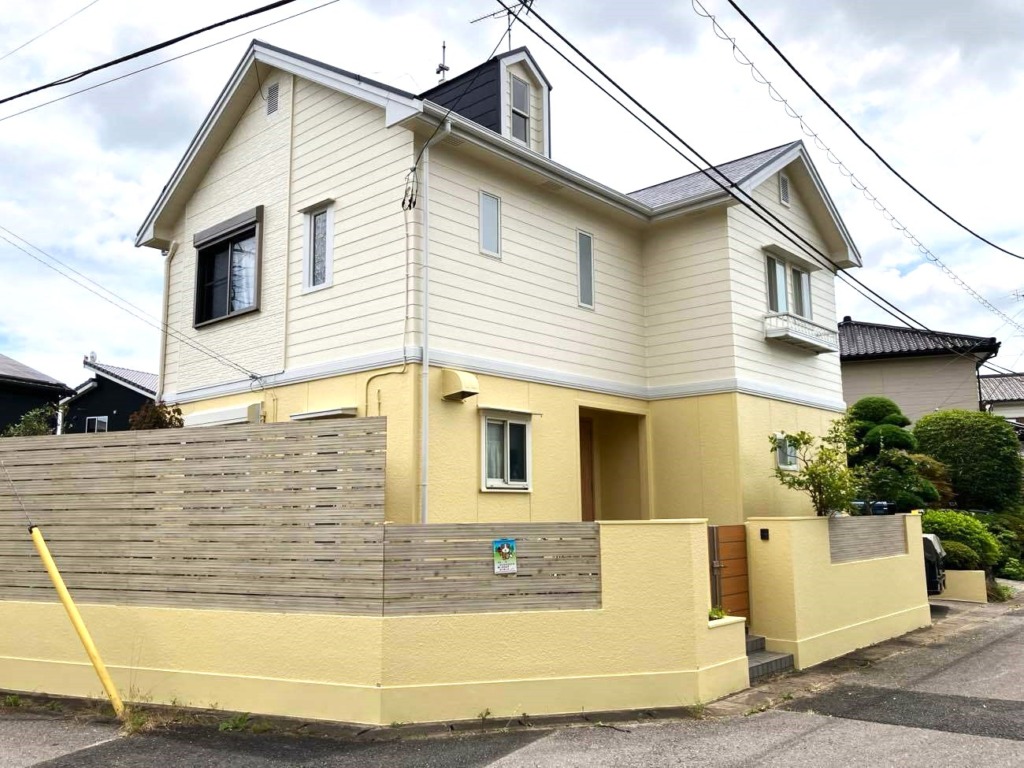千葉県東金市のK様邸　外壁屋根塗装の施行事例です