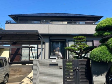 モダンな外観を実現した外装塗装事例｜千葉県柏市外壁屋根塗装リフォーム