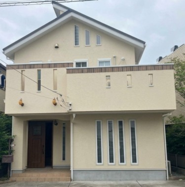 上品なツートンカラーで美観と資産価値を向上｜千葉県柏市外壁塗装リフォーム
