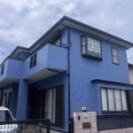 深みブルーで艶やかに蘇る外観｜千葉県銚子市外壁・屋根塗装リフォーム