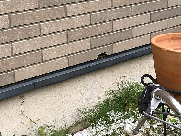 茨城県牛久市 外壁屋根塗装|サイディングの修復と同時に外壁をクリヤー塗装