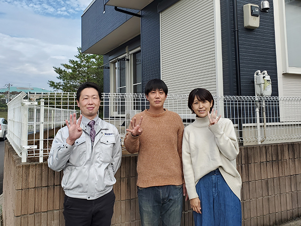 お客様との写真