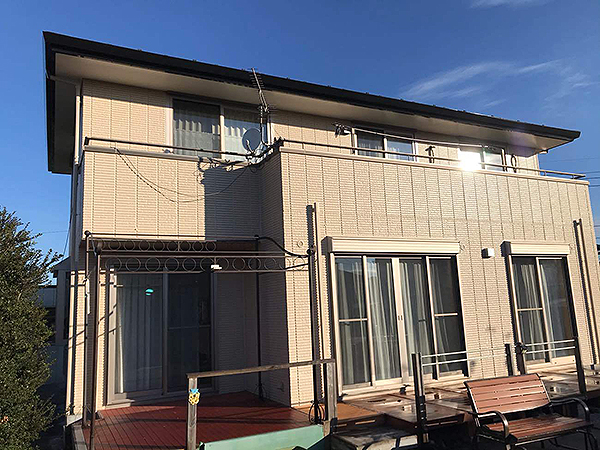 茨城県稲敷郡外壁屋根塗装|コウモリの侵入も解消
