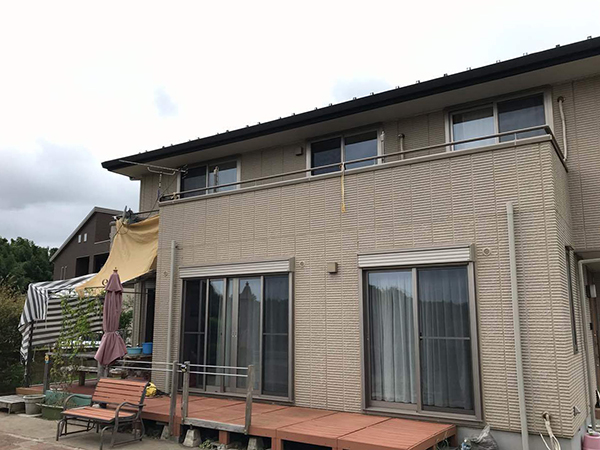 茨城県稲敷郡外壁屋根塗装|コウモリの侵入も解消