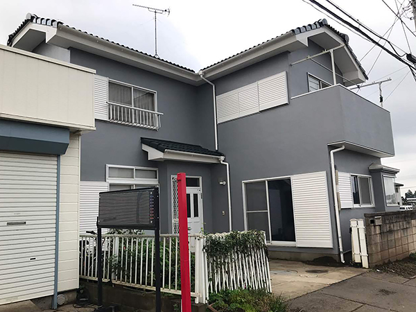千葉県富里市外壁屋根塗装|明度を下げて重厚感のある色へ