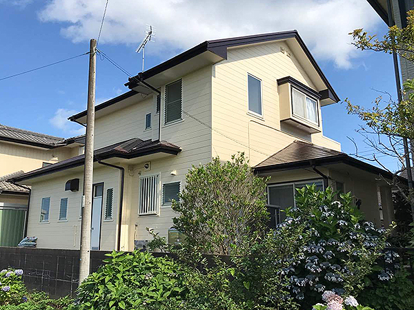 千葉県香取市外壁屋根塗装|屋根と同時施工で外観が一新