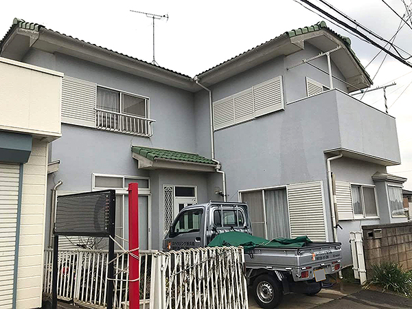 千葉県富里市外壁屋根塗装|明度を下げて重厚感のある色へ